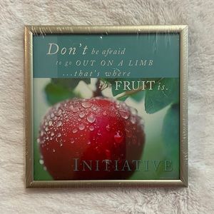 ✨🆕🍎💦VINTAGE SUCCESSORIES INITIATIVE FRAMED PLAQUE💦🍎